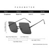 Gafas de solGafas de sol cuadradas de gran tamaño de moda - retro grandes semi-sin montura