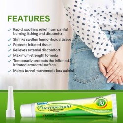 PielCrema herbal de menta - pomada para hemorroides - alivio del dolor - uso externo