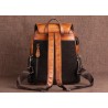 MochilasMochila retro mujer - estampado floral - piel genuina - gran capacidad
