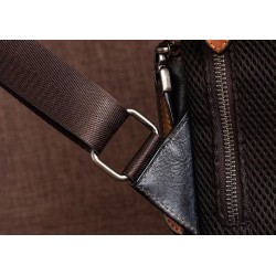 MochilasMochila retro mujer - estampado floral - piel genuina - gran capacidad