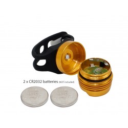 LucesLámpara de bicicleta LED - luz de advertencia de seguridad - resistente al agua