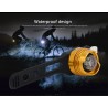 LucesLámpara de bicicleta LED - luz de advertencia de seguridad - resistente al agua
