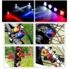 LucesLámpara de bicicleta LED - luz de advertencia de seguridad - resistente al agua