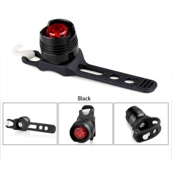 LucesLámpara de bicicleta LED - luz de advertencia de seguridad - resistente al agua