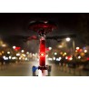 LucesLámpara de bicicleta LED - luz de advertencia de seguridad - resistente al agua