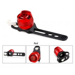 LucesLámpara de bicicleta LED - luz de advertencia de seguridad - resistente al agua