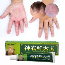 PielMedicina natural china - Crema antibacteriana - Psoriasis - Eczema - Ungüento de hierbas - 15g