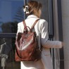MochilasBandolera vintage multifunción - mochila de piel - impermeable
