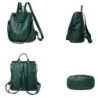 MochilasElegante mochila de cuero - bandolera multifunción