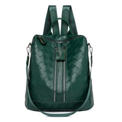MochilasElegante mochila de cuero - bandolera multifunción