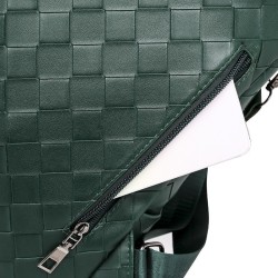 MochilasElegante mochila de cuero - bandolera multifunción