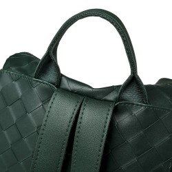 MochilasElegante mochila de cuero - bandolera multifunción