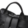 MochilasMochila vintage de moda - bolso de hombro multifunción de cuero - patrón de piel de serpiente
