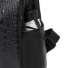 MochilasMochila vintage de moda - bolso de hombro multifunción de cuero - patrón de piel de serpiente