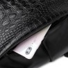 MochilasMochila vintage de moda - bolso de hombro multifunción de cuero - patrón de piel de serpiente