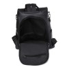 MochilasMochila vintage de moda - bolso de hombro multifunción de cuero - patrón de piel de serpiente