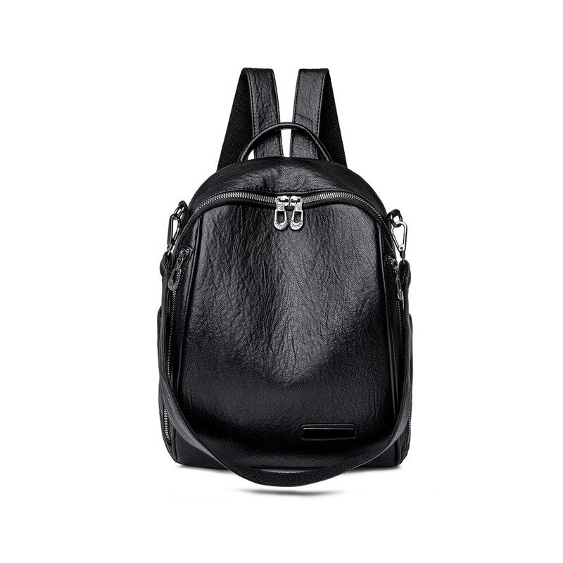 Multifunctional backpack - fashionable shoulder leather bagBackpacks