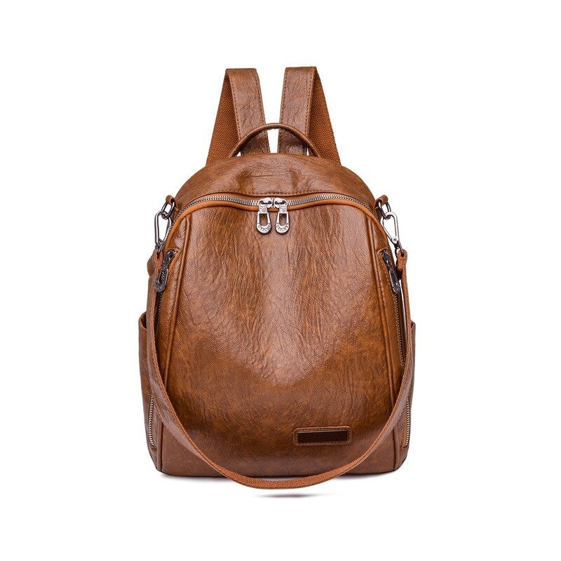 MochilasMochila multifuncional - bolso de hombro de cuero de moda