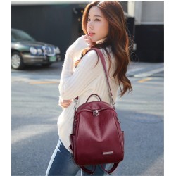 MochilasMochila multifuncional - bolso de hombro de cuero de moda
