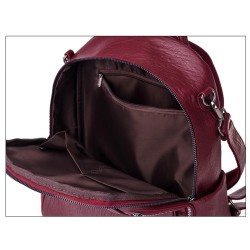 Multifunctional backpack - fashionable shoulder leather bagBackpacks