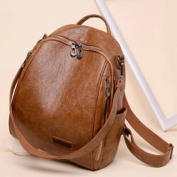 MochilasMochila multifuncional - bolso de hombro de cuero de moda