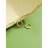 Elegant small hoop earrings - with cubic zirconia - 925 sterling silverEarrings