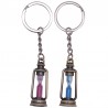 Metal lamp - hourglass - keychainKeyrings