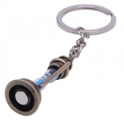 llaveroLámpara de metal - reloj de arena - llavero