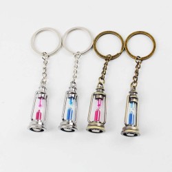 Metal lamp - hourglass - keychainKeyrings