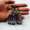 Metal lamp - hourglass - keychainKeyrings