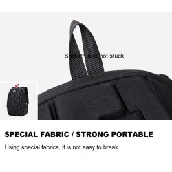 MochilasMochila de moda - bolsa para computadora portátil - resistente al agua - puerto de carga USB - diseño tallado