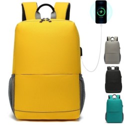 MochilasMochila multifuncional - Bolsa para portátil de 15,6 pulgadas - antirrobo - Puerto de carga USB - impermeable