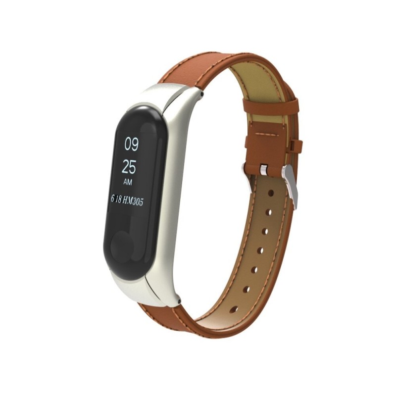 Ropa inteligenteCorrea de piel - para reloj Xiaomi Mi Band - 3-4-5-6