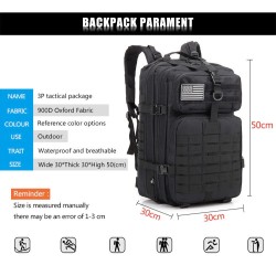 Trendy sports backpack - large capacity - waterproof - mountaineering - hiking - campingBackpacks