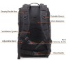 MochilasMochila deportiva de moda - gran capacidad - impermeable - montañismo - senderismo - camping