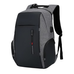 MochilasMochila de moda - Maletín para portátil de 15,6 pulgadas - Puerto de carga USB - Resistente al agua