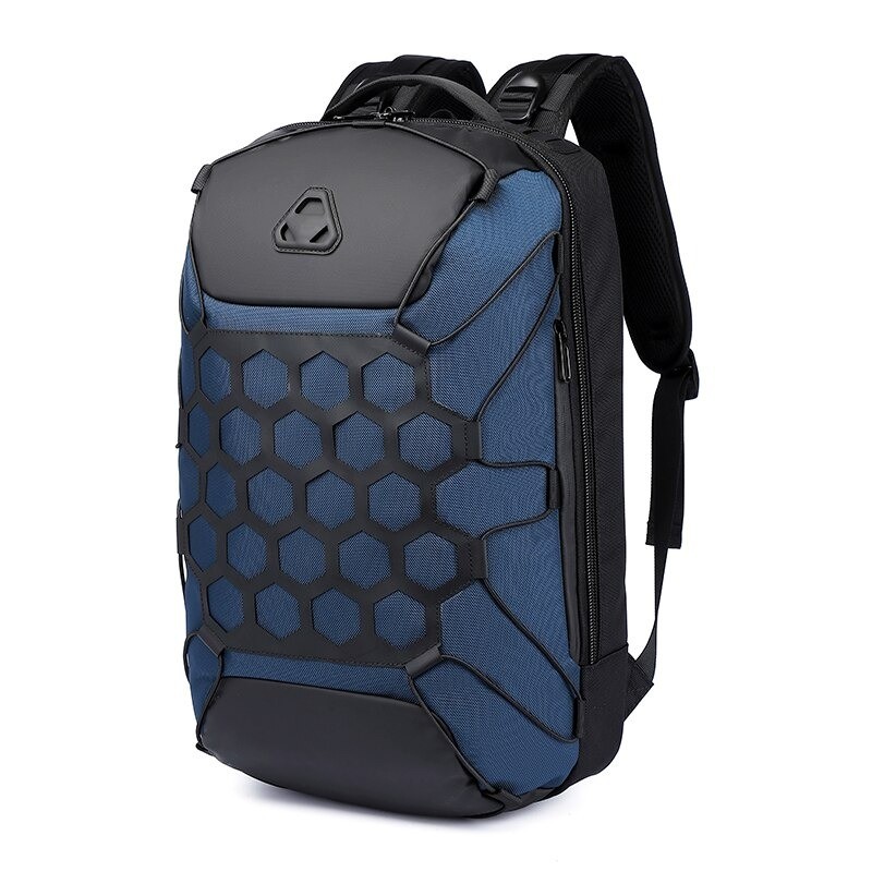 MochilasMochila de moda - Maletín para portátil de 15,6 pulgadas - Cierre antirrobo - Puerto de carga USB - Resistente al agua