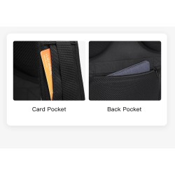 MochilasMochila de moda - Maletín para portátil de 15,6 pulgadas - Cierre antirrobo - Puerto de carga USB - Resistente al agua
