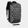 MochilasMochila de moda - Maletín para portátil de 15,6 pulgadas - Cierre antirrobo - Puerto de carga USB - Resistente al agua