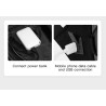 MochilasMochila de moda - Maletín para portátil de 15,6 pulgadas - Cierre antirrobo - Puerto de carga USB - Resistente al agua
