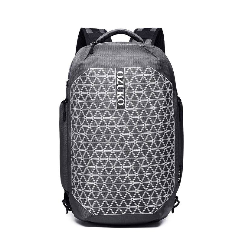 MochilasOZUKO - mochila de moda - bolsa para portátil de 15,6 pulgadas - antirrobo - con almacenamiento para zapatos - puerto...