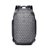 MochilasOZUKO - mochila de moda - bolsa para portátil de 15,6 pulgadas - antirrobo - con almacenamiento para zapatos - puerto...