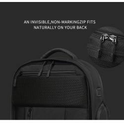 MochilasOZUKO - mochila de moda - bolsa para portátil de 15,6 pulgadas - antirrobo - con almacenamiento para zapatos - puerto...