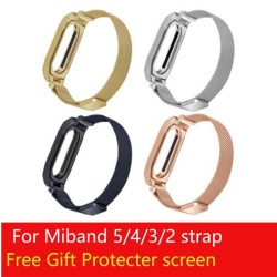 Metal mesh strap - bracelet - for Xiaomi Mi Band 2 / 3 / 4 / 5-6Smart Wear