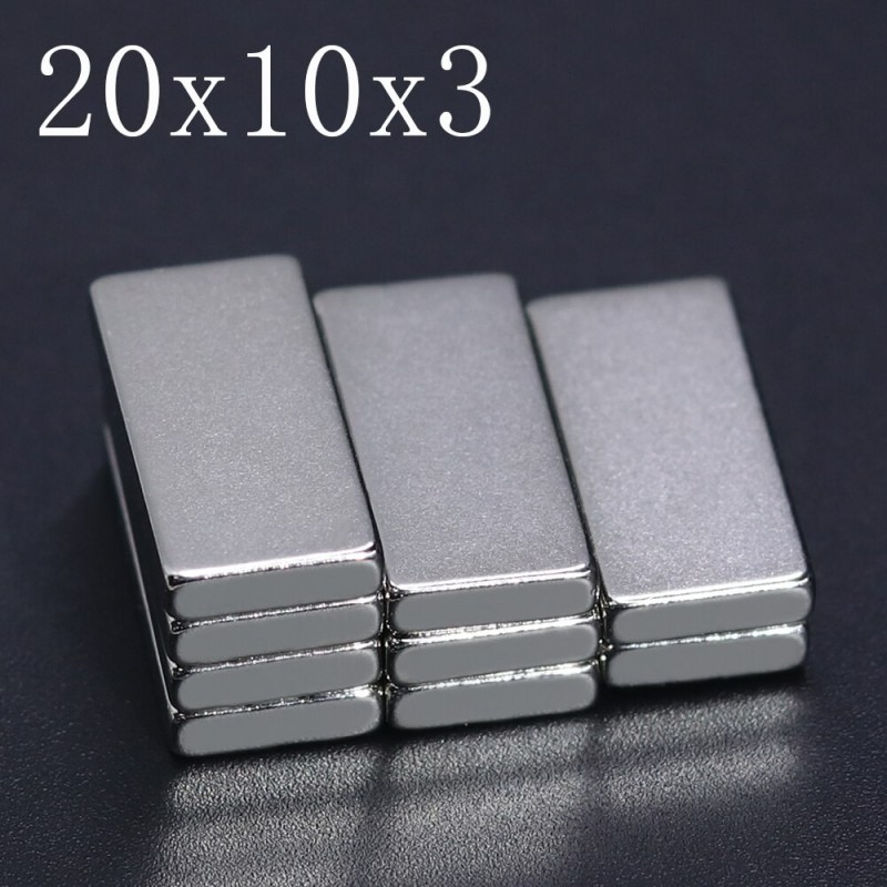 N35N35 - imán de neodimio - bloque fuerte - 20 mm * 10 mm * 3 mm - 5 - 100 piezas