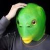 MáscaraDivertida máscara facial completa - cabeza de pez verde - Halloween - festivales