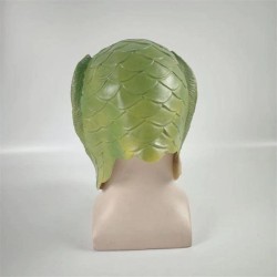 MáscaraDivertida máscara facial completa - cabeza de pez verde - Halloween - festivales
