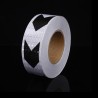 PegatinasCinta reflectante - pegatina de seguridad/advertencia - para coche/moto/bicicleta - flecha - 5cm * 45m