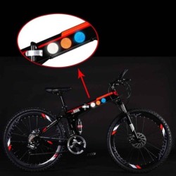 PegatinasAdhesivo reflectante redondo - autoadhesivo - para coche / moto / bicicleta / tela