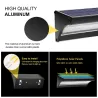 Outdoor solar LED light - waterproof wall lamp - with motion sensorSolar lighting